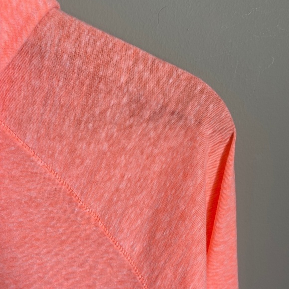 American Eagle Outfitters Women's Peachy-Pink Full Zip Lightweight Hoodie Medium - Picture 8 of 14